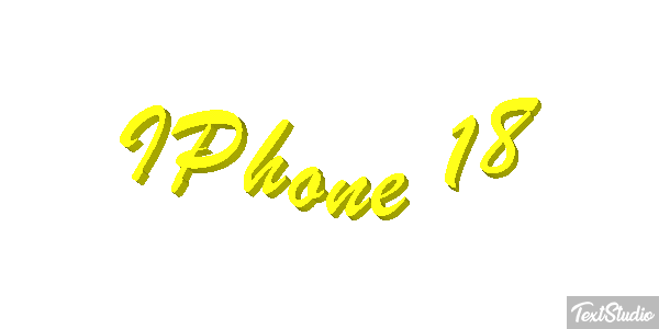 IPhone 18 Text effect