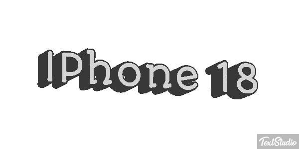 IPhone 18 Text effect