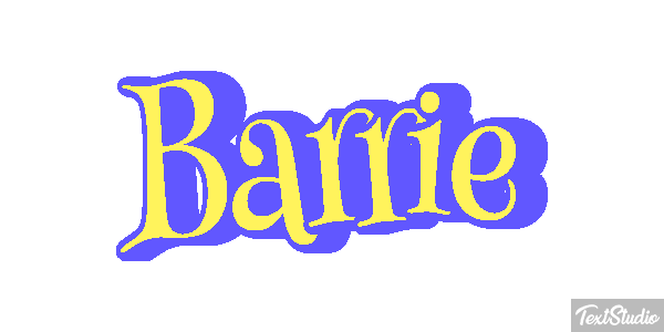 Barrie Text effect