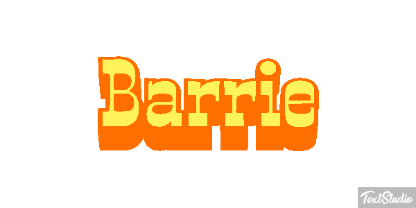 Barrie Text effect