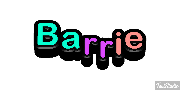 Barrie Text effect