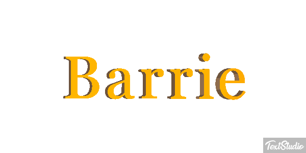 Barrie Text effect