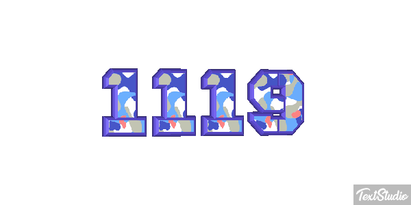 1119 Text effect