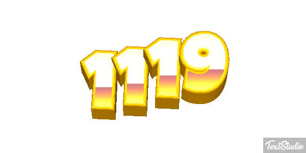 1119 Text effect