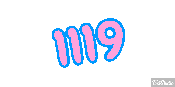 1119 Text effect