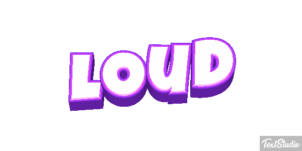 Loud Texteffekt
