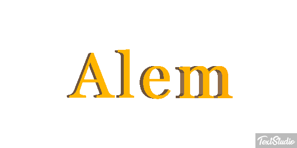 Alem Text effect