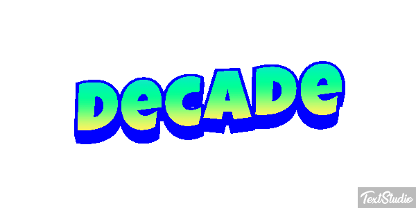 Decade Effet de texte