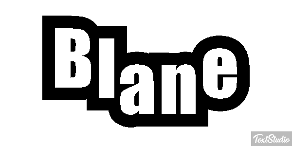 Blane Text effect