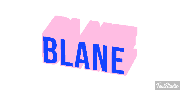 Blane Text effect