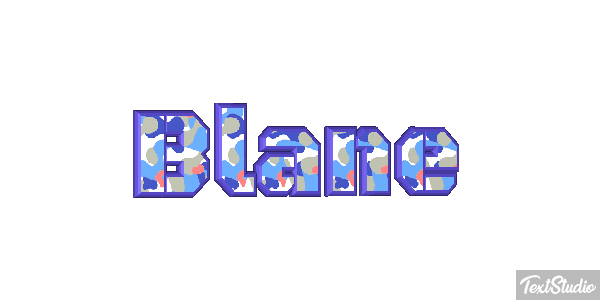 Blane Text effect