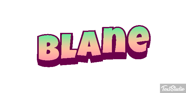 Blane Text effect