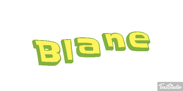 Blane Text effect