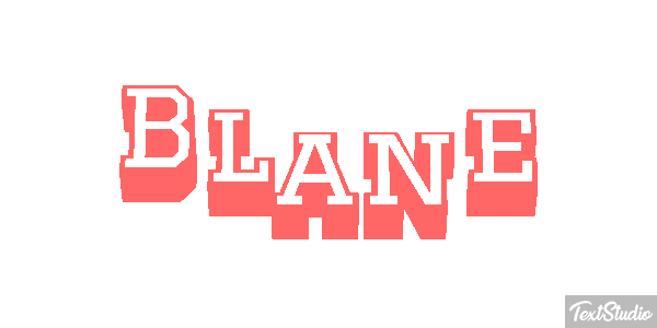 Blane Text effect