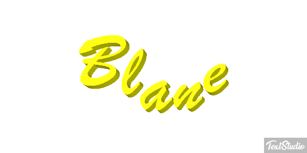 Blane Text effect