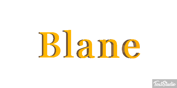 Blane Text effect