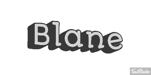 Blane Text effect