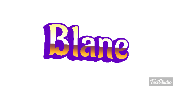 Blane Text effect