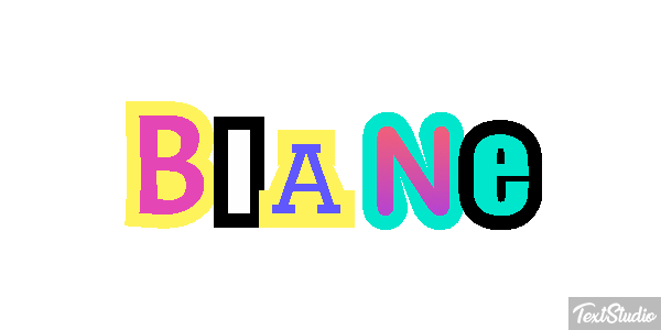 Blane Text effect