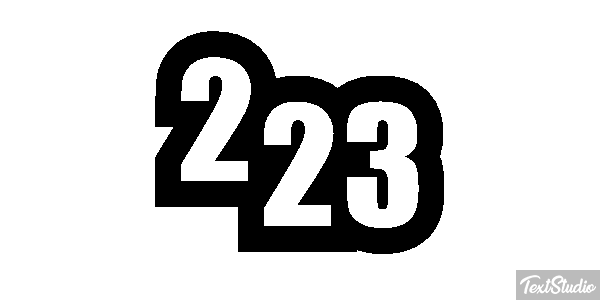223 Texteffekt