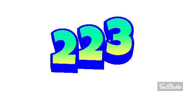 223 Texteffekt