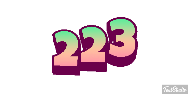 223 Texteffekt