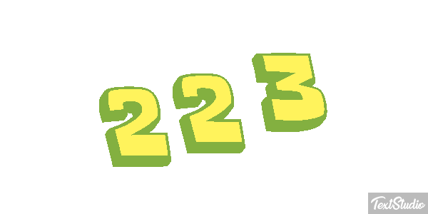 223 Texteffekt
