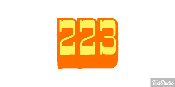 223 Texteffekt