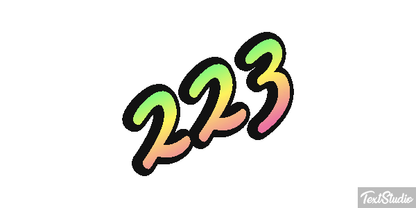 223 Texteffekt