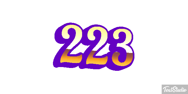 223 Texteffekt