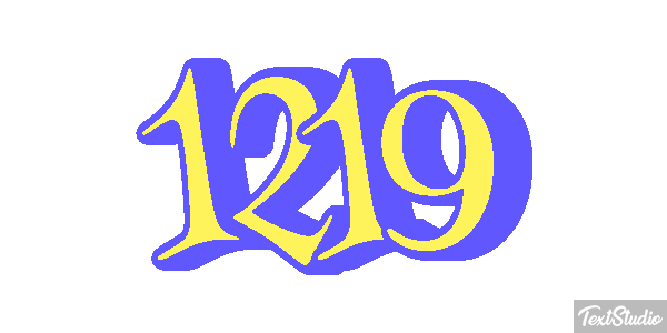 1219 Text effect