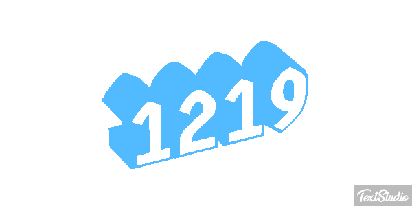 1219 Text effect