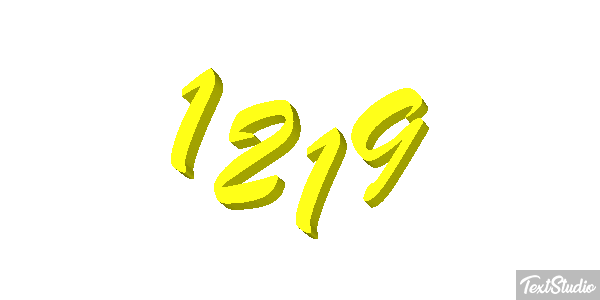 1219 Text effect