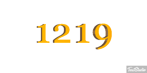 1219 Text effect