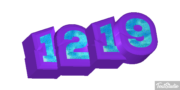 1219 Text effect