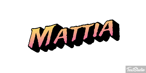 Mattia Effetto testo
