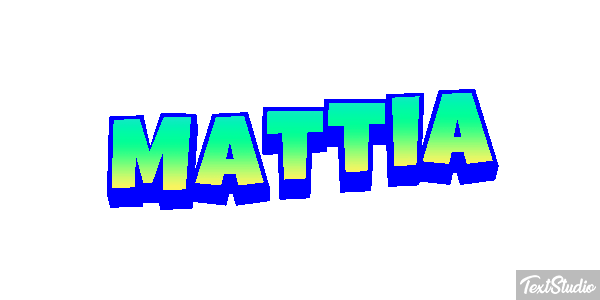 Mattia Effetto testo