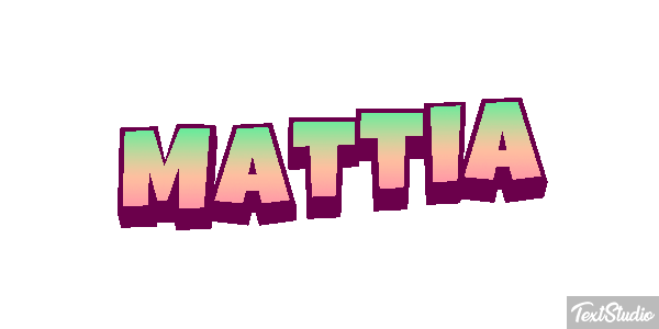 Mattia Effetto testo