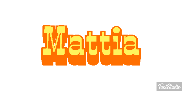 Mattia Effetto testo