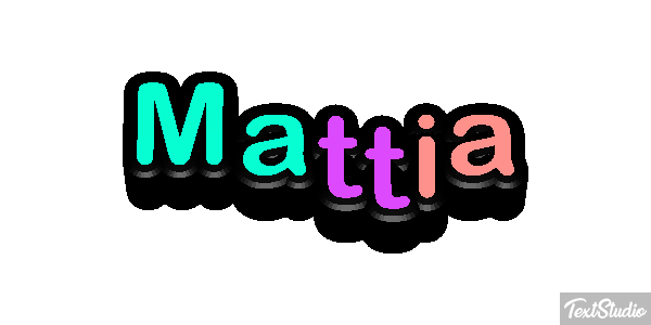 Mattia Effetto testo