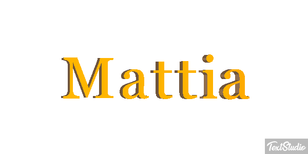 Mattia Effetto testo