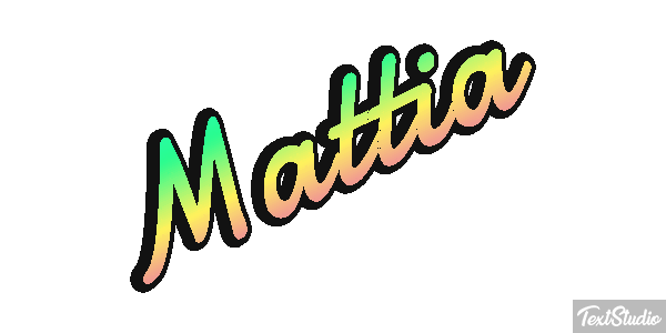 Mattia Effetto testo