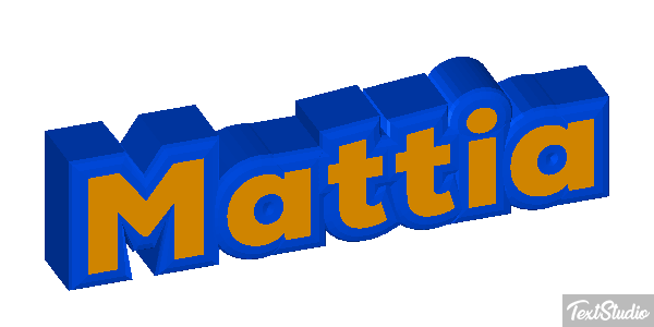 Mattia Effetto testo