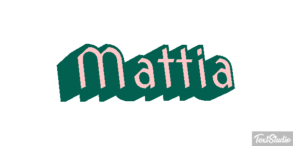 Mattia Effetto testo