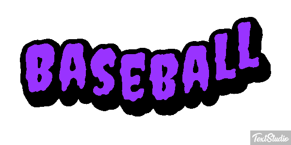 Baseball Effet de texte
