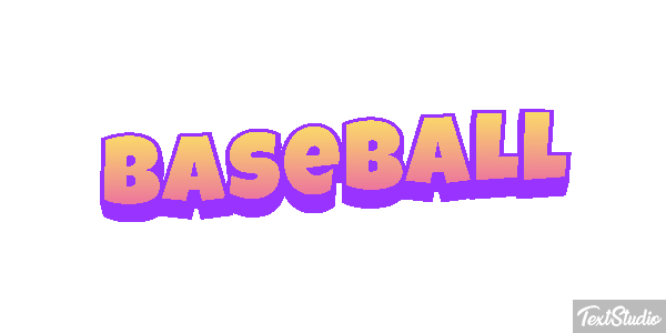 Baseball Effet de texte