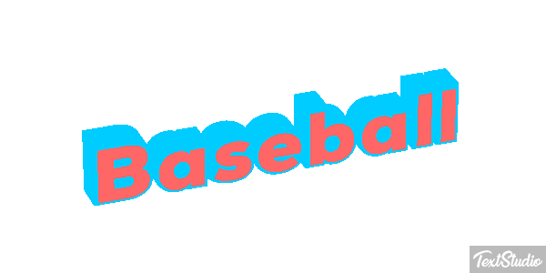 Baseball Effet de texte