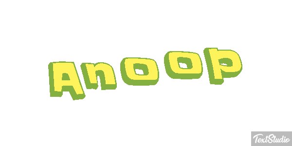 Anoop Текстовый эффект