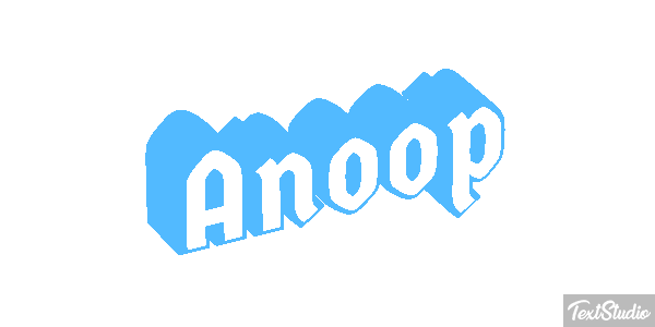 Anoop Текстовый эффект