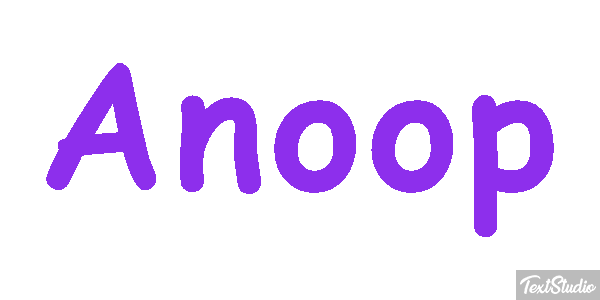 Anoop Текстовый эффект